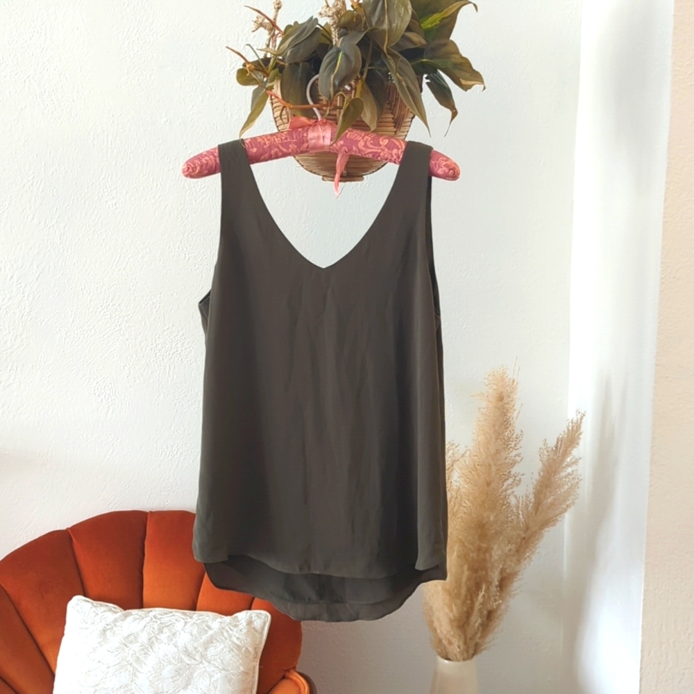 Olive green RW&Co Tank